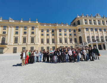 Žáci z Chvaletické ve Vídni