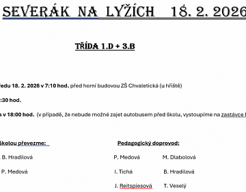 Severák 18.2. 2026